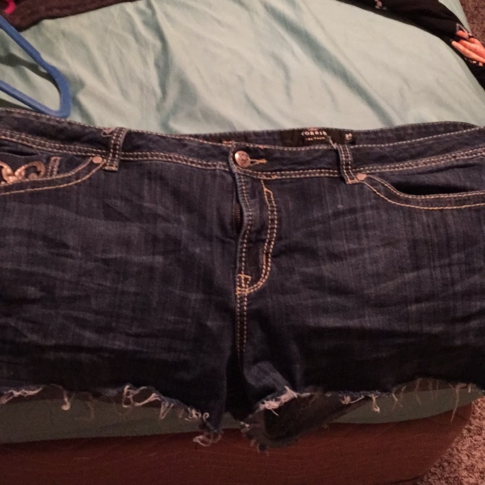 Torrid cut off jeans